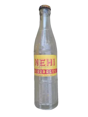 1952 9oz NEHI ACL Soda Bottle - BEDFORD - BLOOMINGTON - VINCENNES - INDIANA IN  • $14.99