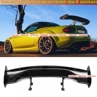 For Mazda MX5 MX-5 RX-7 RX-8 GT Style Rear Trunk Spoiler Racing Wing Gloss Black • $239