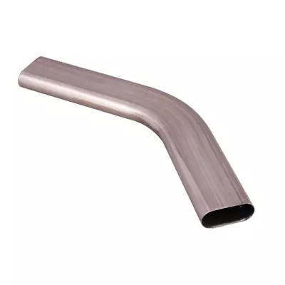 CXRacing 3  Oval 45 Degree 304 Stainless Steel Pipe Tube 16 Gauge Mandrel Bend • $79