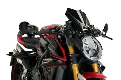 Puig Sport Screen Windshield Black MV Agusta Brutale 1000 RR & RS 2020 - 2024 • $198.28