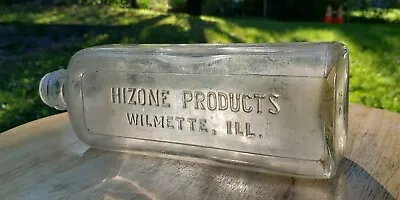 Vintage Hizone Embalming Fluid Bottle Sandow Cavity Fluid Wilmette ILL Poison • $43.95
