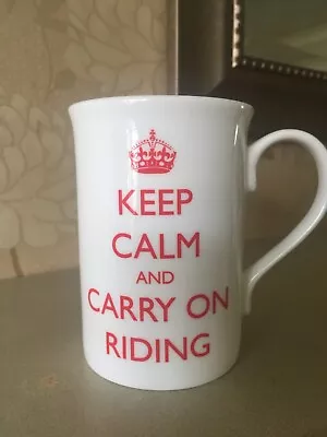 Keep Calm And Carry On Riding Mug By Gray’s Of Shenstone • £6.99