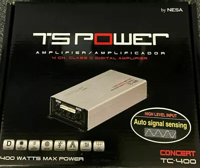 Tc-400 500 Watt 4ch Amp Amplifier Ultra Micro NESA Marine Car Motorcycle • $139.99