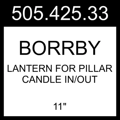 $94.99 • Buy IKEA BORRBY Lantern For Pillar Candle In/out Beige  11  505.425.33