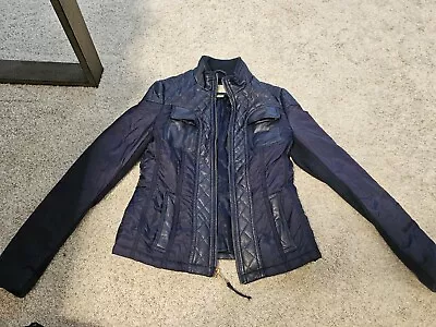 Michael Kors Women's Blue Leather Jacket  • $22