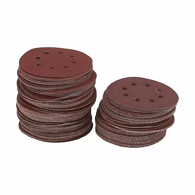 10X 125mm 5  Sanding Discs 40-2000 Grit Orbital Sander Sand Paper 8 Holes Pads • $8.42