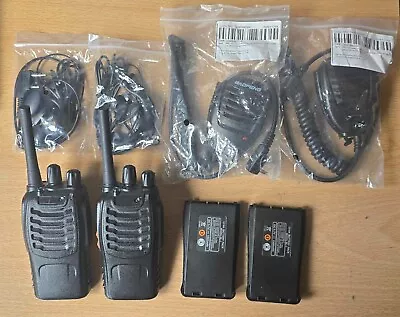 2x Walkie Talkie Long Range Two Way Radio 16CH PMR Licence Free • £20