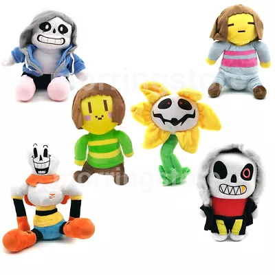 Undertale Plush Toys Sans Papyrus Frisk Chara Soft Plush Stuffed Doll Kids Gift • $18.99