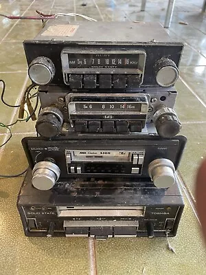 Vintage Retro  Car Radio Stereos  Radios X 4  *UNTESTED* • $30