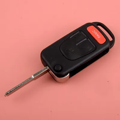 4 Button Flip Remote Key Fob Case Shell Fit For Mercedes ML320 ML55 AMG ML430 • $16.18