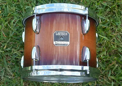 GRETSCH RENOWN MAPLE 10  TOM In TOBACCO BURST GLOSS For YOUR DRUM SET! LOT J978 • $501.02