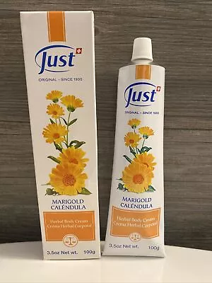 $41.99 • Buy Swiss JUST Crema Herbal Corporal De Calendula Marigold Herbal Body Cream 100g
