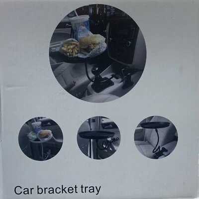 $14.99 • Buy Car Food Tray With Clamp Bracket Folding Dining Table Cup Holder Swivel Tray New