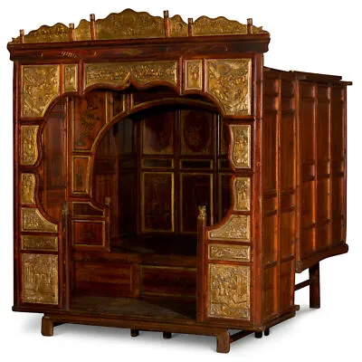 US Seller - Antique Gu Fei Double Layer Chinese Canopy Bed • $13988