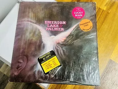 Emerson Lake & Palmer Self-Titled 1st LP Vinyl WL Promo 1971 Hype Shrink ELP Ex! • $21.50