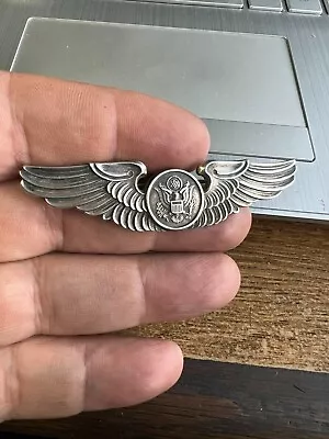 WW2 US AAF Army Air Corps STERLING Aircrew WINGS Silver LGB Balfour World War II • $174.99