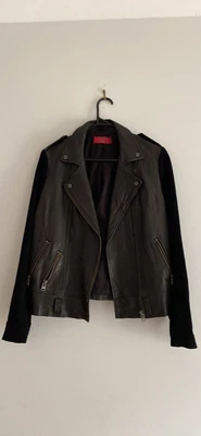$175 • Buy Tigerlily Leather/ Suede Jacket 14 (more Like A 12) 