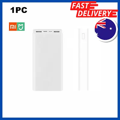 $99.96 • Buy Xiaomi Power Bank 3 20000mAh 18W Two-way Quick Charge Type-C Micro Input Battery
