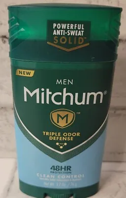 Mitchum Men Antiperspirant Deodorant Stick Triple Odor Defense Invisible Solid • $11.99