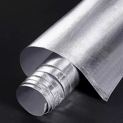 Adhesive Backed Aluminized Fiberglass Heat Sheet Heat Protection Barrier Cover • £9.99