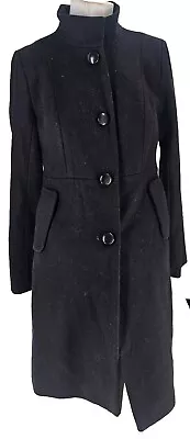 4480 J Crew Coat Women's Black Vintage Wool Blend Lady Day Duffle 2 • $59.99