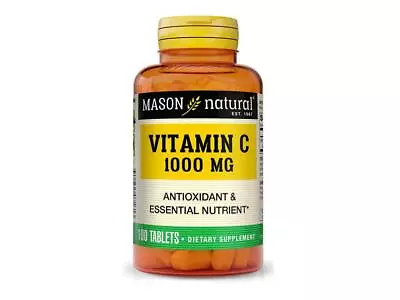 100 Tablets Vitamin C 1000 Mg 100 TABLETAS VITAMINA C 1000MG ASCORBIC ACID • $11.95