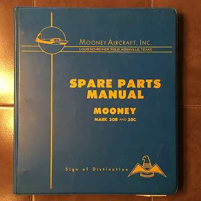 1961 M20B & 1962 M20C Mooney Mark 21 Parts Manual • $131.44