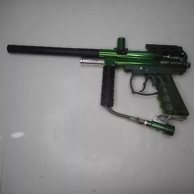 Spyder Victor II Tactical Paintball Marker Gun Black / Green • $59.99