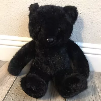Vintage Eden Black Bear 15  Plush Teddy Stuffed Animal Toy • $29.99