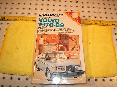 Volvo 142 144 1970-1989 Chilton VINTAGE Owners Repair 1 Manual OnlyPrinted 1989 • $65