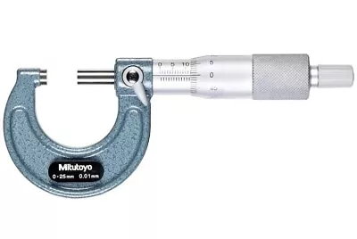 Mitutoyo 103-137 Outside Micrometer Baked-Enamel Finish Ratchet Stop 0-25mm R • $54.99