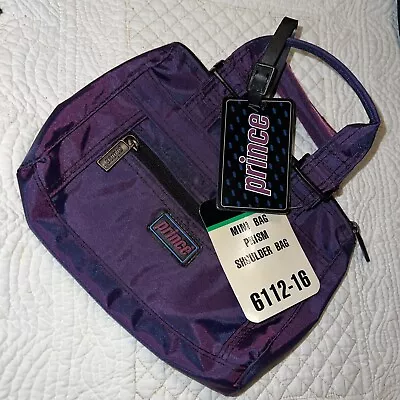 Prince Vintage Prism Color Tennis Mini Shoulder Bag-Luggage Tag Retro NOS • $15