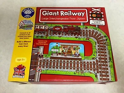 £23.95 • Buy Orchard Toys - Giant Railway Jigsaw Set - 26 Pieces & Extras - Discontinued !!!