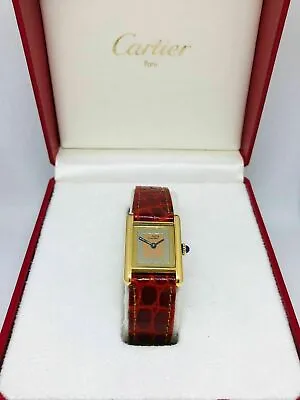 BEAUTIFUL MUST DE CARTIER TANK Ref. 176484 Cal.78-1 MANUAL LADY SWISS 70s • £1579.20