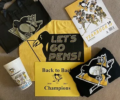 Pittsburgh Penguins Vintage Package (T-Shirt Stanley Cup Towel Bag) Jagr • $32.95