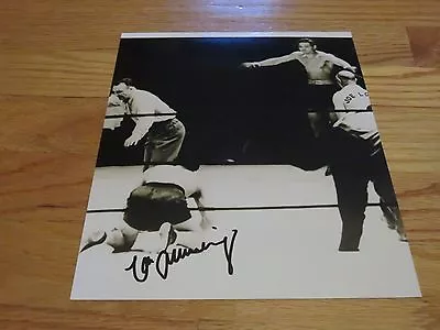 Boxing Hall Of Famer MAX SCHMELING (d. 2005) Signed 8x10 Photo COA • $75