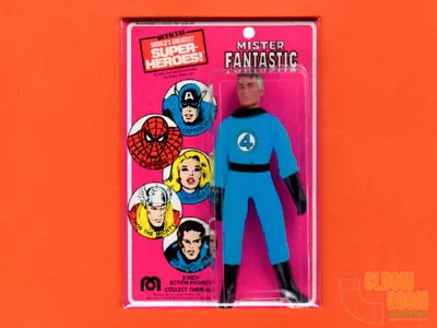 Mego Mr. Fantastic WGSH 2x3  Fridge/locker Magnet Box Art Fantastic Four • $3.75