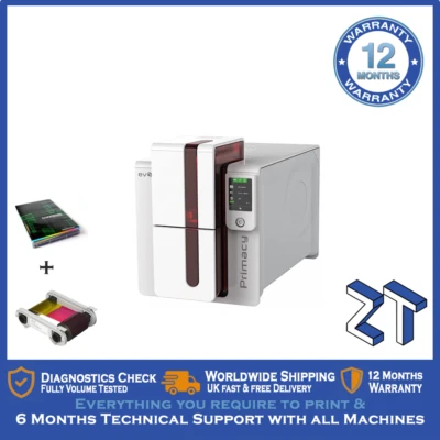 £899.99 • Buy Evolis Primacy Expert LCD ID Card Badge Printer, With Starter Pack & Tech Supp