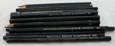 21 Vintage Mostly New Unused Wood Pencils - Venus Dixon Faber-Castell & Eagle • $16