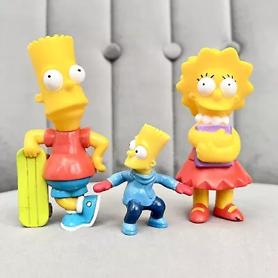 £6.99 • Buy Burger King The Simpsons Vintage Action Figure Bart / Lisa Bundle FOX Toy Set