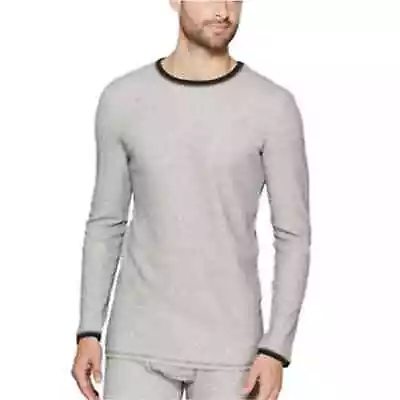 Goodfellow & Co Men's Medium Cotton Thermal Shirt Long Sleeve Crew Neck Gray • $13.81