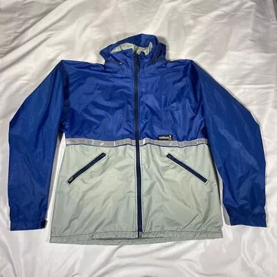 Vintage Cobra Gore-Tex Rain Jacket Blue Silver Made In USA • $24