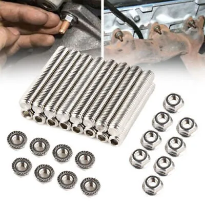 ✨Stainless Steel Bolts Exhaust Manifold Header Stud Kit For Ford F150 4.6/5.4L • $10.43