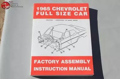 1965 Impala Fullsize Chevy Passenger Car Factory Assembly Instructions Manual • $62.71