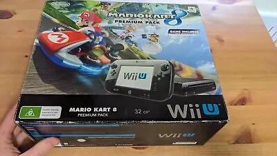 Nintendo Wii U Mario Kart 8 Premium Pack Console + Leads- Boxed M • $299