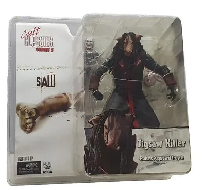 Saw Cult Classics Series 5 Jigsaw Killer Billy Tricycle 6  Figure 2006 NIB NECA • $95