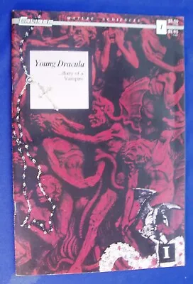 Young Dracula Diary Of A Vampire 1.Horror Comic  Caliber 1992.  VFN. • £6