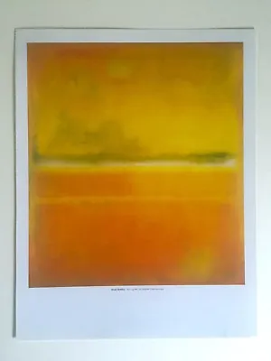  Mark Rothko Vtg Lithograph Print Abstract Expessionist Poster  N0.14 / 10  1953 • $390