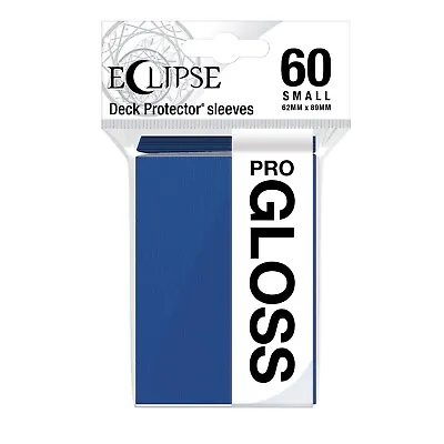 (60) Ultra Pro Eclipse PRO GLOSS PACIFIC BLUE Small Deck Protector Card Sleeves • $7.99