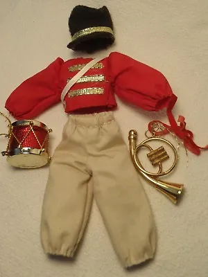 Doll Marching Band Drum Major Clothes Outfit Miniature Size 2 Instruments • $12.99